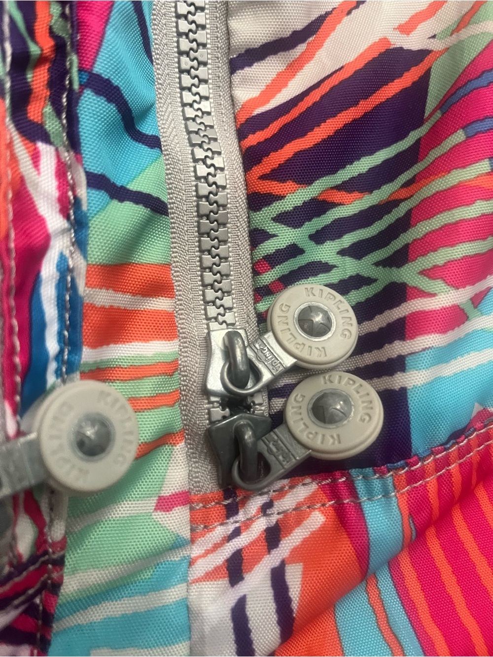 Kipling Seoul Multicolor Large Backpack - Picture 4 of 9